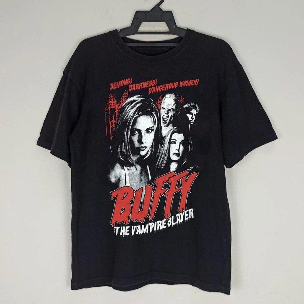 Buffy The Vampire Slayer Tv Series Tee Shirt Demon Hunter Tshirt